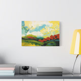 Abstract Colorful Landscape Canvas