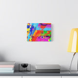 Abstract Color Splash Canvas Print — Vibrant Modern Wall Art