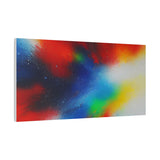 Abstract Color Burst Canvas Print — Vibrant Stretched Matte Wall Art