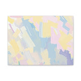 Pastel Abstract Brushstroke Canvas Wall Art