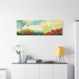 Abstract Colorful Landscape Canvas