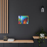 Abstract Color Explosion Matte Canvas Print