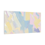 Pastel Abstract Brushstroke Canvas Wall Art