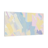 Pastel Abstract Brushstroke Canvas Wall Art