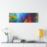 Abstract Color Explosion Matte Canvas Print