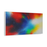 Abstract Color Burst Canvas Print — Vibrant Stretched Matte Wall Art