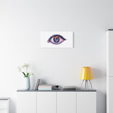 Cosmic Eye Canvas Print — Galaxy Eye Matte Stretched Wall Art