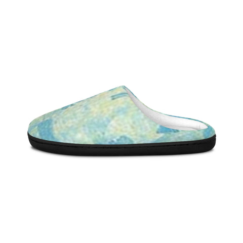 Coastal Watercolor Women's Indoor Slippers