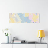 Pastel Abstract Brushstroke Canvas Wall Art
