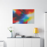 Abstract Color Burst Canvas Print — Vibrant Stretched Matte Wall Art