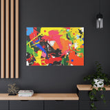 Abstract Art Matte Stretched Canvas — Modern Wall Decor