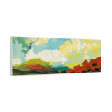 Abstract Colorful Landscape Canvas