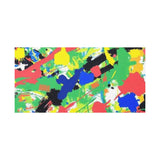 Abstract Color Splash Canvas Print — Vibrant Modern Wall Art