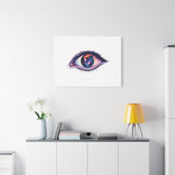 Cosmic Eye Canvas Print — Galaxy Eye Matte Stretched Wall Art