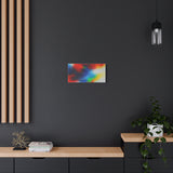 Abstract Color Burst Canvas Print — Vibrant Stretched Matte Wall Art