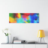 Abstract Color Burst Canvas Print — Vibrant Stretched Matte Wall Art