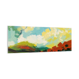 Abstract Colorful Landscape Canvas