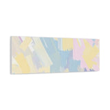 Pastel Abstract Brushstroke Canvas Wall Art
