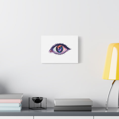 Cosmic Eye Canvas Print — Galaxy Eye Matte Stretched Wall Art