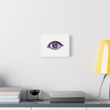 Cosmic Eye Canvas Print — Galaxy Eye Matte Stretched Wall Art