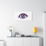 Cosmic Eye Canvas Print — Galaxy Eye Matte Stretched Wall Art