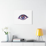 Cosmic Eye Canvas Print — Galaxy Eye Matte Stretched Wall Art