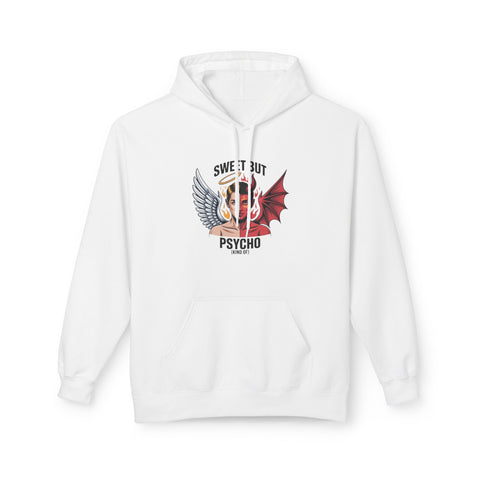 Hoodie - Sweet But Psycho Angel & Devil Graphic Pullover