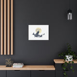 Howling Wolf Moon Matte Canvas Wall Art — Stretched 1.25"