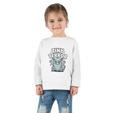 Toddler Tee — "Tiny Terror" Cute Monster Long-Sleeve Shirt