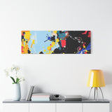 Abstract Color Splash Matte Canvas Print — Modern Stretched Wall Art