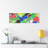 Abstract Color Splash Canvas Print — Vibrant Modern Wall Art