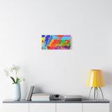 Abstract Color Splash Canvas Print — Vibrant Modern Wall Art