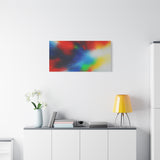Abstract Color Burst Canvas Print — Vibrant Stretched Matte Wall Art