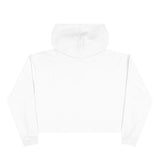 Art Nouveau Medusa Crop Hoodie — Vintage Goddess Graphic