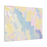 Pastel Abstract Brushstroke Canvas Wall Art