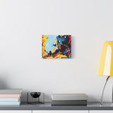 Abstract Color Splash Matte Canvas Print — Modern Stretched Wall Art