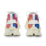 Men's Mesh Sneakers — Colorful Marble Athletic Shoes