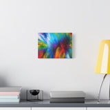 Abstract Color Explosion Matte Canvas Print