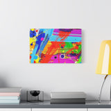 Abstract Color Splash Canvas Print — Vibrant Modern Wall Art