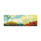 Abstract Colorful Landscape Canvas