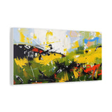 Abstract Fieldscape Matte Stretched Canvas (1.25")