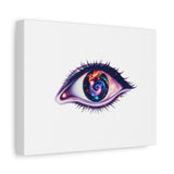 Cosmic Eye Canvas Print — Galaxy Eye Matte Stretched Wall Art
