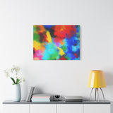 Abstract Color Burst Canvas Print — Vibrant Stretched Matte Wall Art