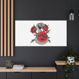 Matte Stretched Canvas - Snake Wall Art