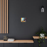 Abstract Color Splash Matte Canvas Print — Modern Stretched Wall Art