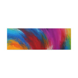 Abstract Rainbow Swirl Matte Canvas Print (Stretched)
