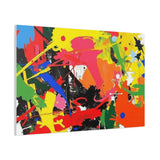 Abstract Art Matte Stretched Canvas — Modern Wall Decor