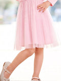 Children's Strawberry Graphic Tulle Dress