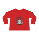 Toddler Tee — "Tiny Terror" Cute Monster Long-Sleeve Shirt
