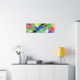 Abstract Color Splash Canvas Print — Vibrant Modern Wall Art